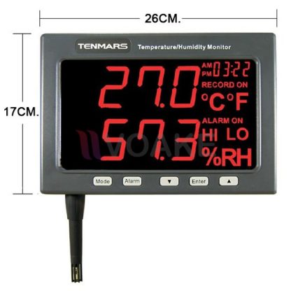 Tenmars TM-185 เครื่องวัดอุณหภูมิและความชื้น