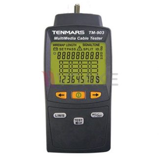เครื่องทดสอบสายแลนและโคแอ็กซ์เชียล Tenmars TM-903