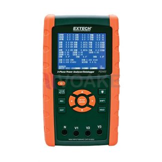 Extech PQ3450 เครื่องวิเคราะห์คุณภาพไฟฟ้า 3 เฟส+Datalogger