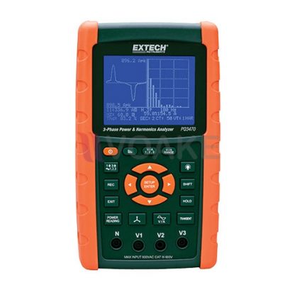 Extech PQ3470 เครื่องวิเคราะห์คุณภาพไฟฟ้า 3 เฟสและฮาร์โมนิกส์+Datalogger