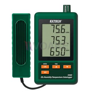 Extech SD800 เครื่องวัดอุณหภูมิความชื้น CO2 แบบ Datalogger