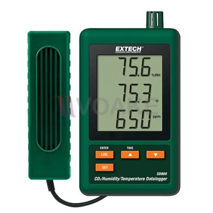 Extech SD800 เครื่องวัดอุณหภูมิความชื้น CO2 แบบ Datalogger