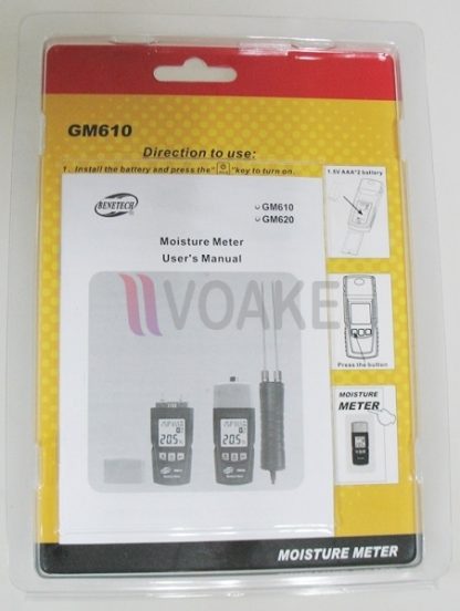 BENETECH GM610 เครื่องวัดความชื้นในวัสดุ+ไฮโกรมิเตอร์ - Image 3