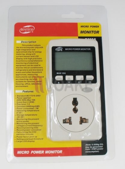 เครื่องวัดพลังงานไฟฟ้า Benetech GM86 Micro Power - Image 2
