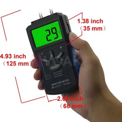 เครื่องวัดความชื้นไม้และวัสดุก่อสร้าง HOLDPEAK HP-883C - Image 2