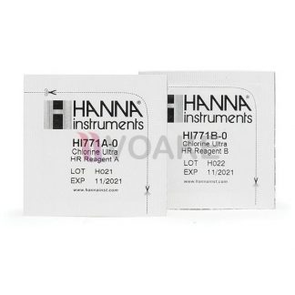 Reagents Hanna HI771-25 Total Chlorine ช่วงสูง (25 ซอง)