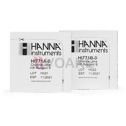 Reagents Hanna HI771-25 Total Chlorine ช่วงสูง (25 ซอง)