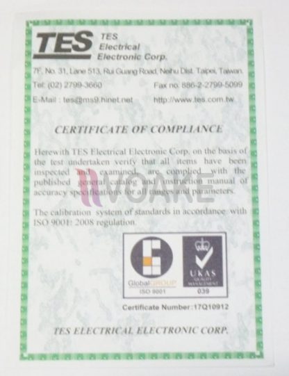 TES-1330A เครื่องวัดแสง - Image 5