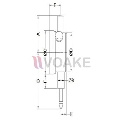 Dial Gauge SHAHE 5304-10 ไดอัลเกจ (10mm) - Image 2