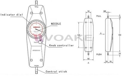 เครื่องวัดแรงดึงและแรงกด Sundoo รุ่น SN-300 - Image 3