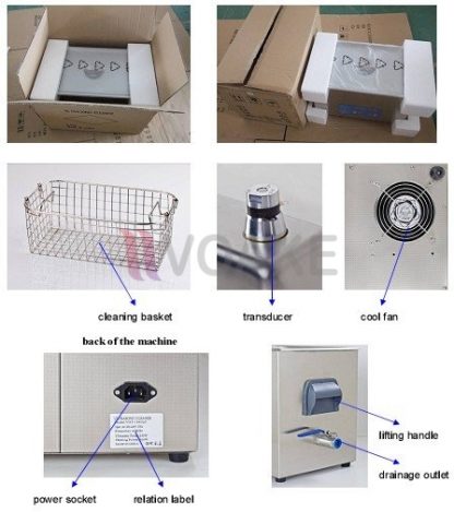 เครื่อง Ultrasonic Cleaner VGT-2120QT 20 ลิตร - Image 3