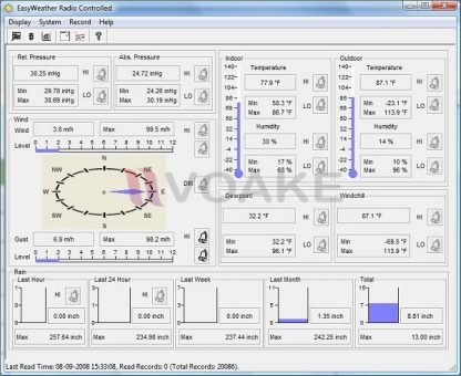 Weatherwise เครื่องวัดสภาพอากาศ Wireless+Solar Power - Image 4