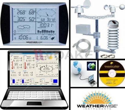 Weatherwise เครื่องวัดสภาพอากาศ Wireless+Solar Power - Image 8