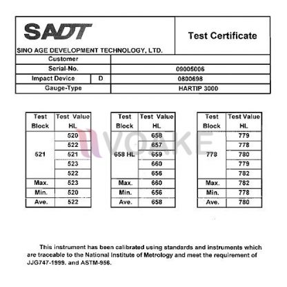 เครื่องวัดความแข็งโลหะ SADT HARTIP 3000 - Image 3