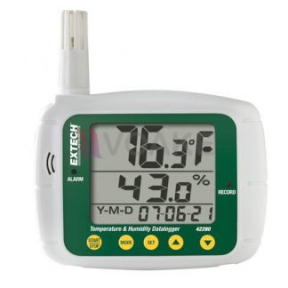 Data Logger เครื่องบันทึกอุณหภูมิ/ความชื้น Extech 42280