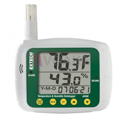 Data Logger เครื่องบันทึกอุณหภูมิ/ความชื้น Extech 42280