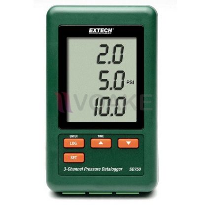 เครื่องมือวัดความดันลมบันทึกค่าได้ 3 แชนแนล Extech SDL750