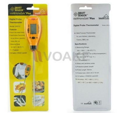 เทอร์โมมิเตอร์วัดอุณหภูมิอาหาร Smart Sensor AR212 - Image 4