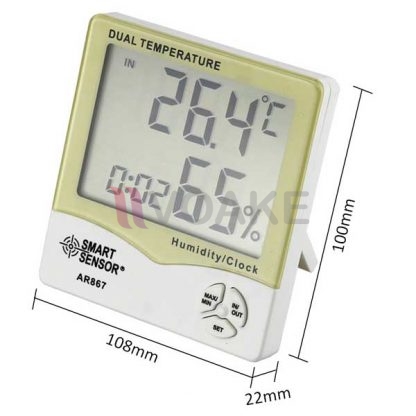 Smart Sensor AR867 เครื่องวัดอุณหภูมิและความชื้น 2 เซนเซอร์ - Image 2