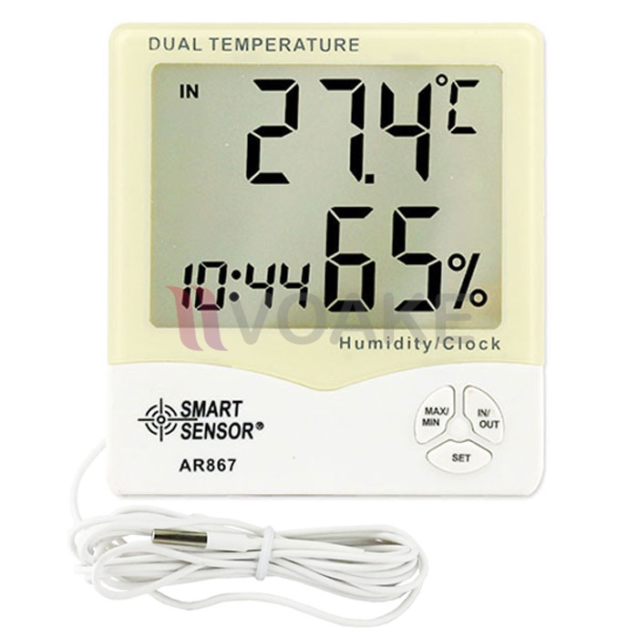 Smart Sensor AR867 เครื่องวัดอุณหภูมิและความชื้น 2 เซนเซอร์