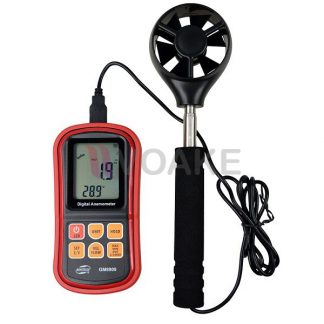 BENETECH GM8909 เครื่องวัดความเร็วลม CFM, CMM