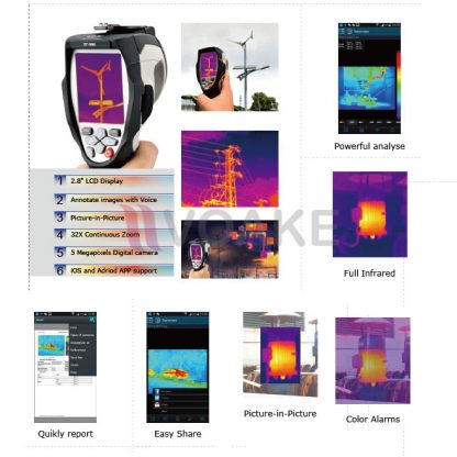 กล้องถ่ายภาพความร้อน CEM DT-980 Thermal Imaging Camera - Image 5