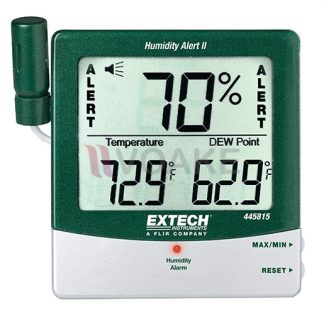 ไฮโกรมิเตอร์+Dew Point Extech 445815 และ Humidity Alert