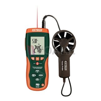 Extech HD300 เครื่องวัดความเร็วลม CFM CMM+อินฟาเรดเทอร์โมมิเตอร์