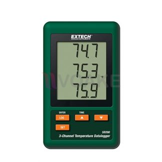 Extech SD200 เครื่องบันทึกอุณหภูมิแบบ 3 แชนแนล