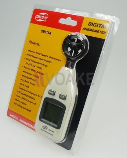 BENETECH GM816A เครื่องวัดความเร็วลมและอุณหภูมิ - Image 2