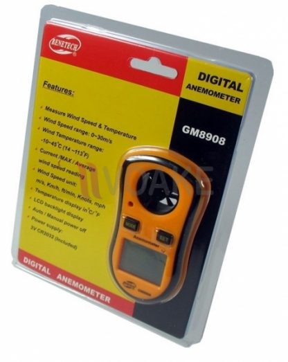 BENETECH GM8908 เครื่องวัดความเร็วลม+อุณหภูมิ - Image 2