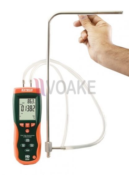 Extech HD350 เครื่องมือวัดความดันแตกต่าง+ความเร็วลมและ Air Flow - Image 2