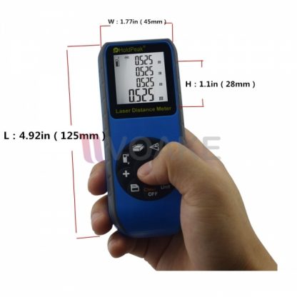 เครื่องวัดระยะเลเซอร์ 100 เมตร HOLDPEAK HP-5100 - Image 3