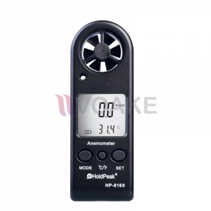 เครื่องวัดความเร็วลมและอุณหภูมิ HOLDPEAK HP-816B - Image 2