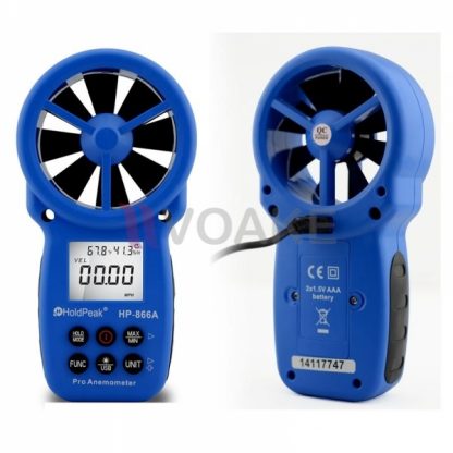 เครื่องวัดความเร็วลม CFM CMM HOLDPEAK HP-866A - Image 2