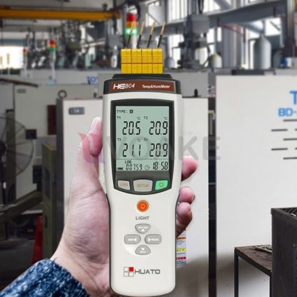 Huato HE804 Datalogger เครื่องบันทึกอุณหภูมิ 4 แชนแนล - Image 2