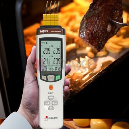 Huato HE804 Datalogger เครื่องบันทึกอุณหภูมิ 4 แชนแนล - Image 3