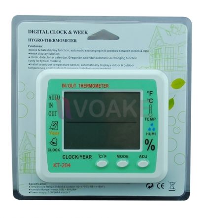 เครื่องวัดอุณหภูมิความชื้น KT-202 Hygrometer - Image 3