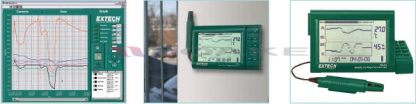 Extech RH520A-220 เครื่องวัดอุณหภูมิความชื้นแสดงผลแบบกราฟ+บันทึกค่าได้ - Image 2