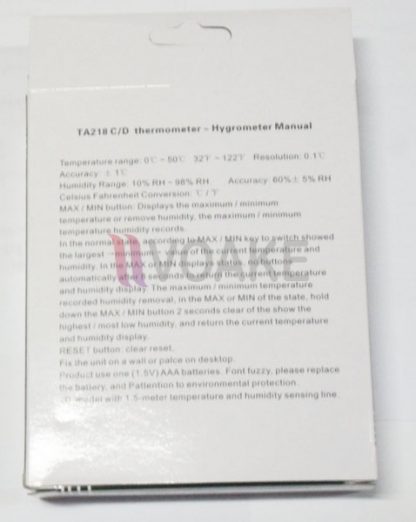 ไฮโกรมิเตอร์ TA218D - Image 3