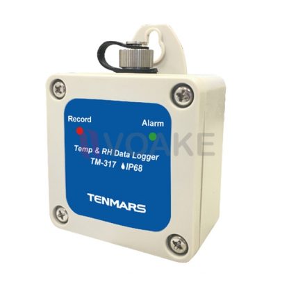 TENMARS TM-317 เครื่องบันทึกอุณหภูมิและความชื้น IP68 Data Logger