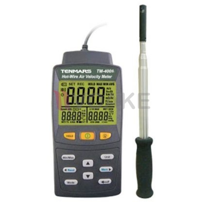 เครื่องวัดความเร็วลม Hot Wire/Air Flow/อุณหภูมิ/ความชื้น Tenmars TM-4002 - Image 2