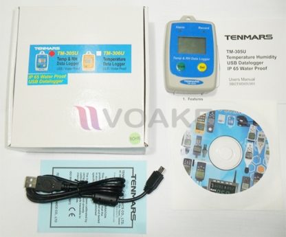 Data Logger Tenmars TM-305U เครื่องบันทึกอุณหภูมิ/ความชื้นสัมพัทธ์ - Image 2