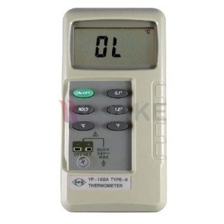 YFE YF-160A เทอร์โมมิเตอร์แบบเทอร์โมคัปเปิล Type K