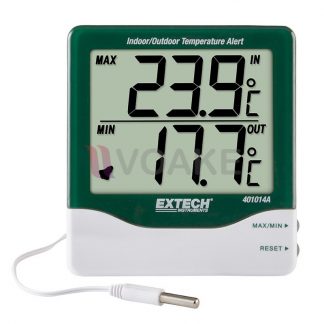 EXTECH 401014A เครื่องวัดอุณหภูมิพร้อม Outdoor Temperature Alarm