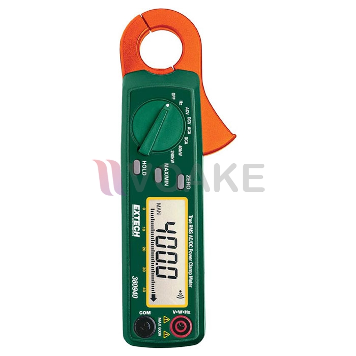 EXTECH 380940 AC/DC Watt Clamp Meter วัตต์แคลมป์มิเตอร์