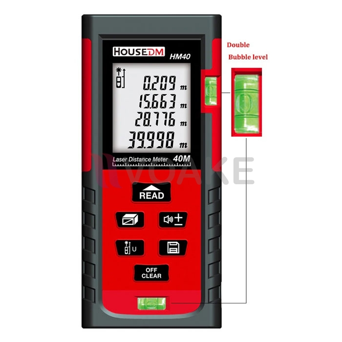 HOUSEDM HM40 เครื่องวัดระยะเลเซอร์ Laser Distance Meter (40 เมตร)