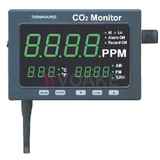 TENMARS TM-186D เครื่องวัดอุณหภูมิ/ก๊าซคาร์บอนไดออกไซด์ Data Logger