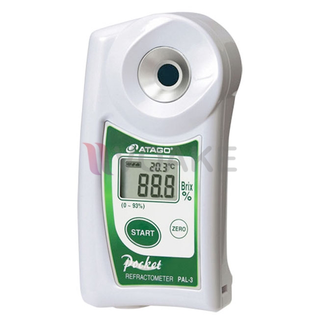 ATAGO PAL-3 เครื่องวัดความหวาน Digital Refractometer (0.0 ถึง 93.0%)