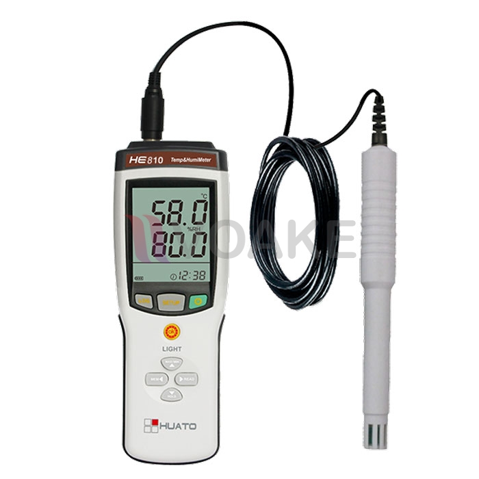เครื่องบันทึกอุณหภูมิ/ความชื้น HUATO HE810-EX Data Logger (2 แชนแนล)